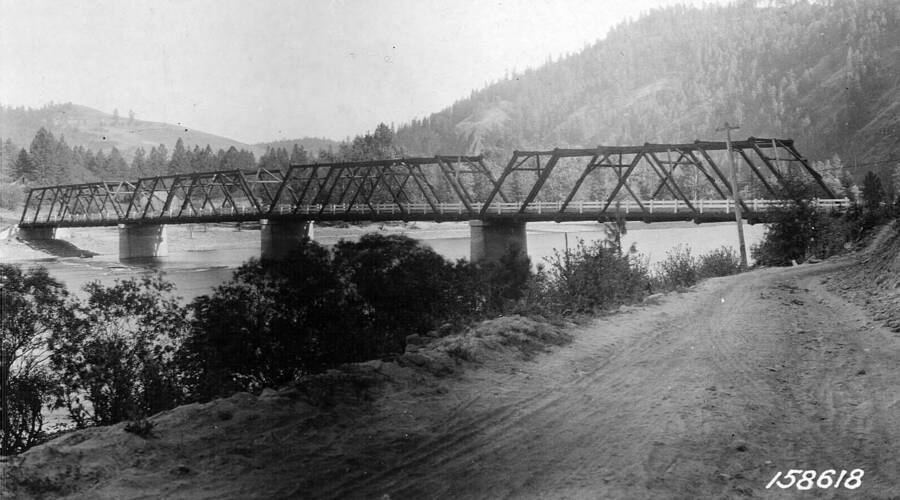 Engineering-Bridges, Middle Fork Bridge, Photographer Unknown, 1921