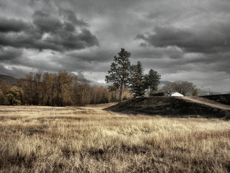 Native campsite at Travelers' Rest, Lolo, Montana. Photo courtesy Debbie Lee