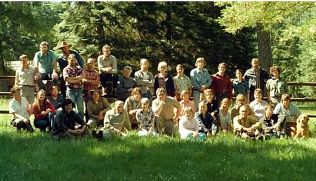 Moose Creek crew, ca 1976 or 1977.