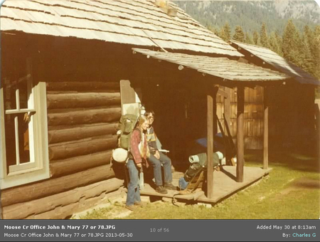 John and Mary at the Moose Creek office 1977 or 78. Photo courtesy Charles G, Moose Creek RD