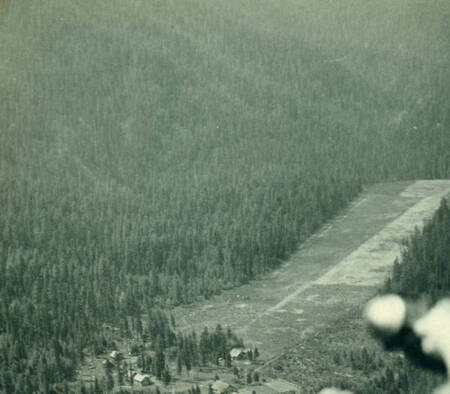 Moose Creek Landing Strip, Photographer Unknown, 1936