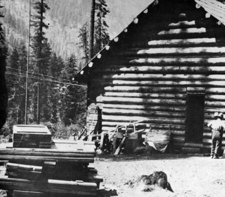 Moose Creek Ranger Station, Childs, Don, 1924
