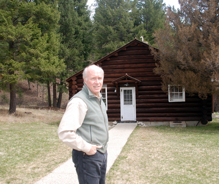 Dave Campbell at West Fork Ranger Station 2011