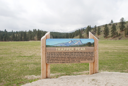 Trapper's Peak near Dave Campbell's ranger station
