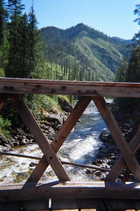 Bridge below airstrip, looking toward Grizzly Saddle. Photo courtesy Josh Dolezal