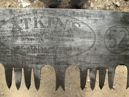 Atkins brand crosscut saw