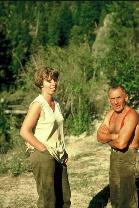 Penny and Emil Keck, 1970's. Photo courtesy Alan C, Moose Creek RD