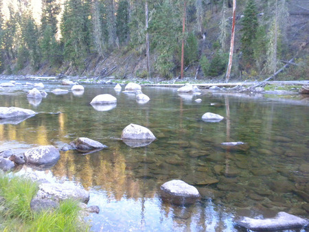 Selway River at Dusk, near Shearer Guard Station, 2010. Photo courtesy Debbie Lee