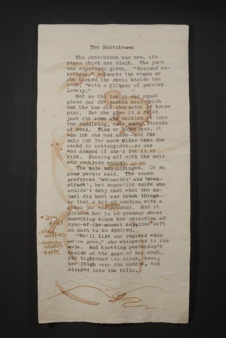 "Rough Copy 2" from Sarah's Slow Literature series.