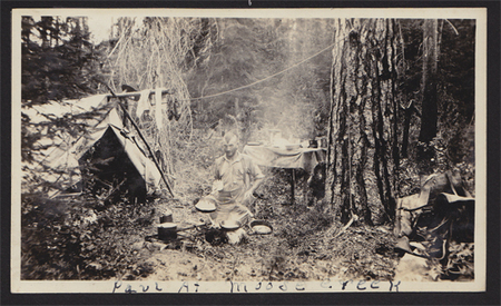 Moose C reek, early 1920's.  Photo by Jean Renshaw Carroll