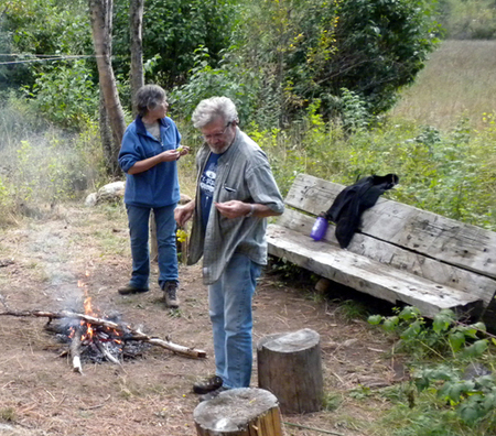 Dick at Shearer Guard Station 2010