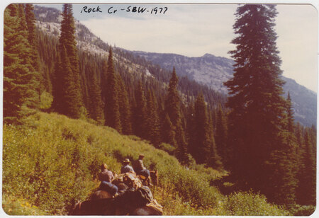Outfitting on Rock Creek Trail 1977