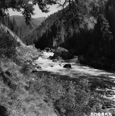 Selway Falls, Slusher, Edward, 1961