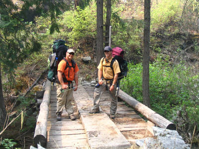 Dog Creek Pack Bridge 2005