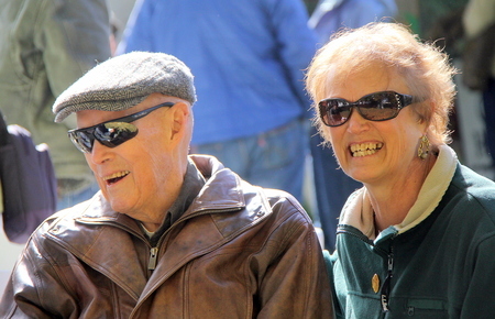 Bill Worf and his daughter, Gloria (Worf) Owen in October, 2011 at a USFS ceremony.