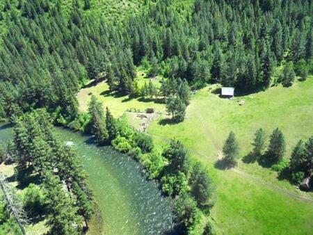 Running Creek Ranch, as seen from the air