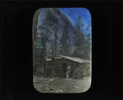 The glass slide reads: 'Camp Blodgett. Blodgett Canyon. Rangers Weholt, Fitting and Fenn.'