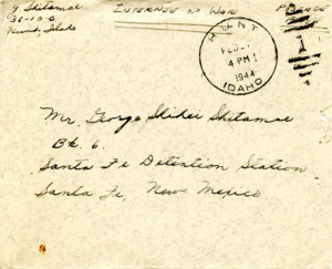 Letter to George Shihei Shitamae from his niece, Yoshiko, discussing Miyoko's departure for Philadelphia.