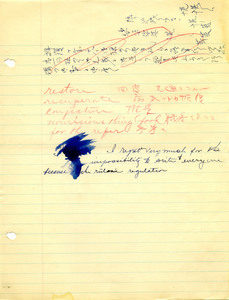 Letter written in Japanese and English.