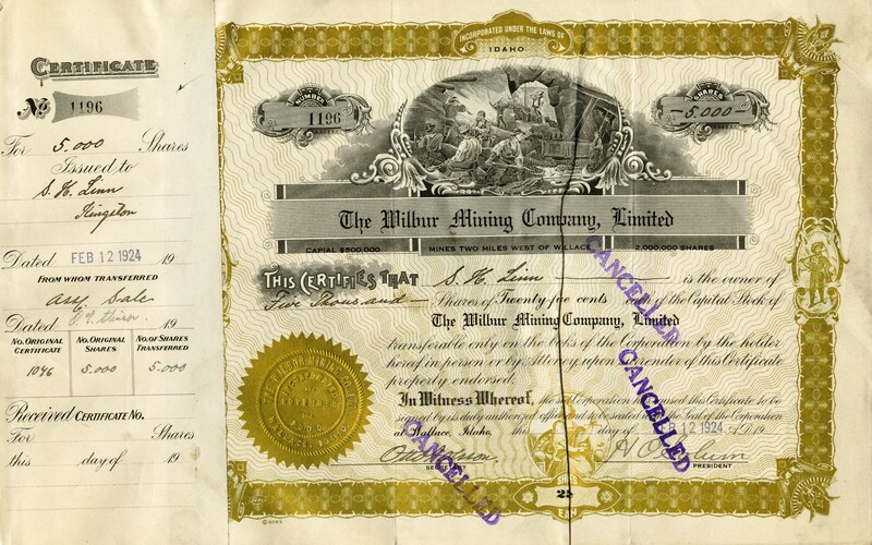S. H. Lim was the owner of five thousand shares. This certificate was marked as This certificate was marked as This was marked as cancelled.