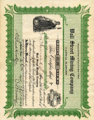 C. A. Pooley(?) was the owner of ten thousand shares. This was This certificate was marked as This was marked as cancelled. on May 16, 1913.