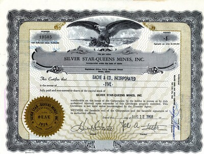 Bach and Co. Incorporated was the owner of five shares.