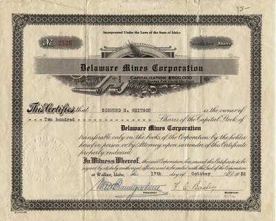 Sigmund S. Weitson was the owner of two hundred shares.