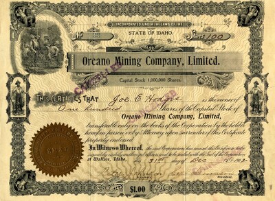 Joe E Hodges was the owner of one hundred shares.