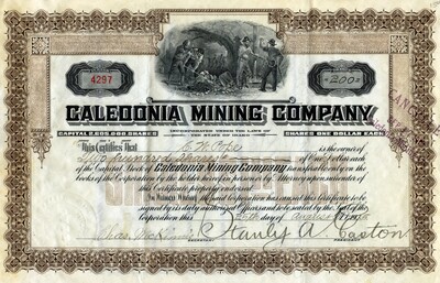 C. W. Pope was the owner of two hundred shares. This certificate was marked as This certificate was marked as This was marked as cancelled.