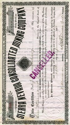 J. Laeverberg(?) was the owner of one thousand shares. This certificate was marked as This certificate was marked as This was marked as cancelled.