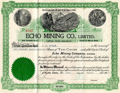 P. M. Reilly was the owner of one thousand shares.