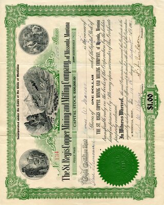 James W. Marsen was the owner of one thousnad shares