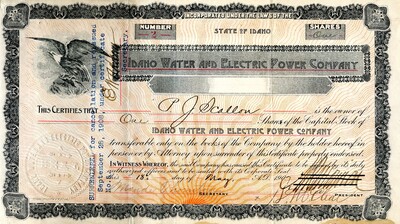 P. J. Scallon was the owner of one share.