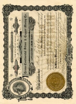 Fred Crosby was the owner of one thousand shares.