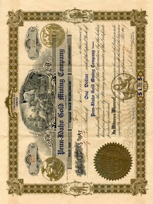 F. P. Jen Rins was the owner of twenty-five shares.