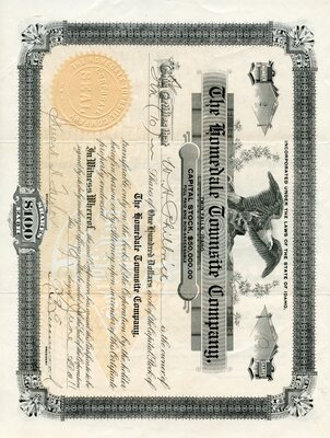 W. H. Phillrick was the owner of ten shares.