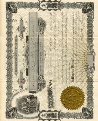 Mrs. Agnes H. Walker was te owner of one thousand shares.