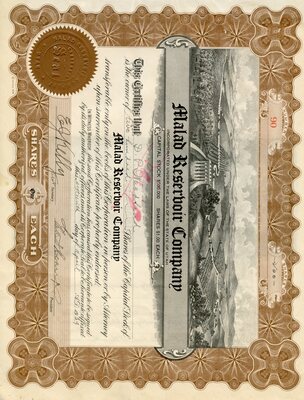 D. P. Woodland was the owner of two hundred shares. Cancelled.