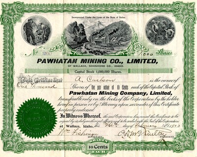 A. Carlson was the owner of one thousad shares.