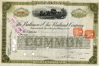 Charles Parke was the owner of seven shares. Cancelled.