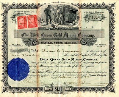 Thomas A. Armstrong was the owner of two hundred shares.