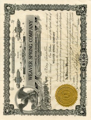 Alex Beaton was the owner of three hundred shares.