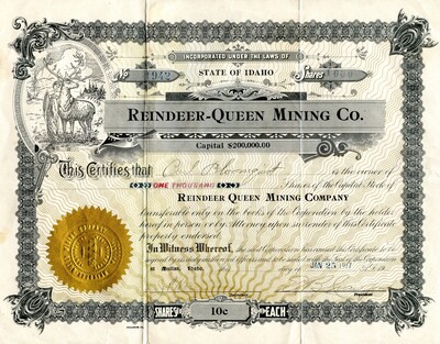 Carl Blooneguirt was the owner of one thousand shares.