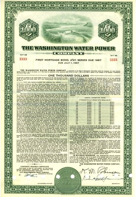 First mortgage bond.