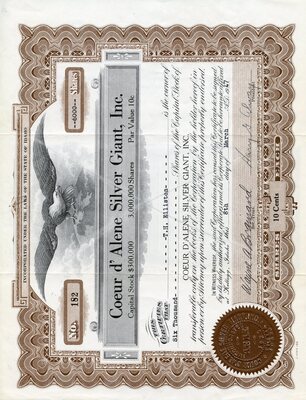 T. H. Elliston was the owner of six thousand shares.