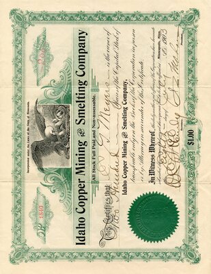 E. G. Meyers was the owner of two hundred shares.