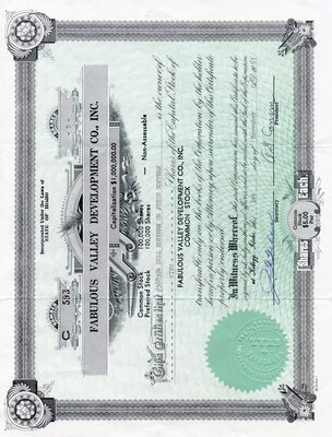 Dell Hoffman, Joyce Hoffman was the owner of five shares.