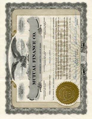 William Larson was the owner of two hundred shares.