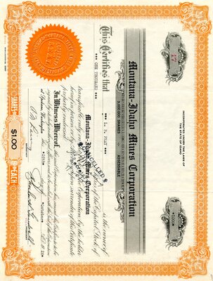 L. B. Pray was the owner of one thousand shares. Cancelled.