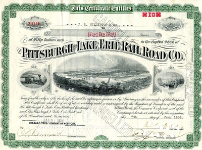 J. R. Williston & Co. was the owner of ten shares. Cancelled.